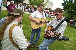 Jamming outside