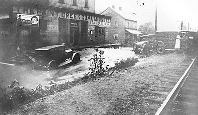 Paint Creek after flood