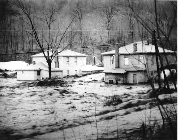 Water, coal sludge, and debris rage through Buffalo Creek Valley, Logan County