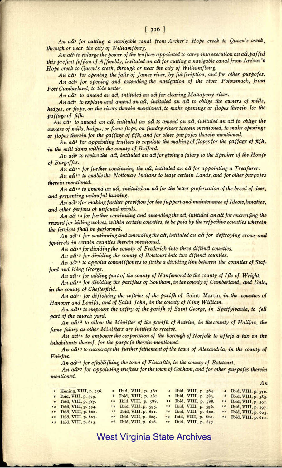 Journal of the House of Burgesses, 1772. (State docs, VAZ1.a.1772)