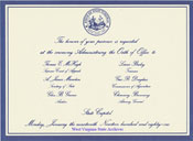 inaugural invition