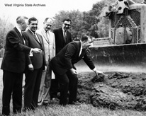 highway project groundbreaking in Doddridge County