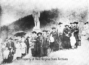 Hatfield Family at "Devil Anse" gravesite