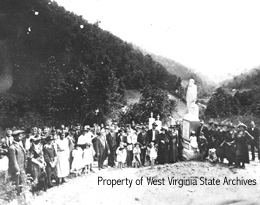 Dedication of Hatfield memorial