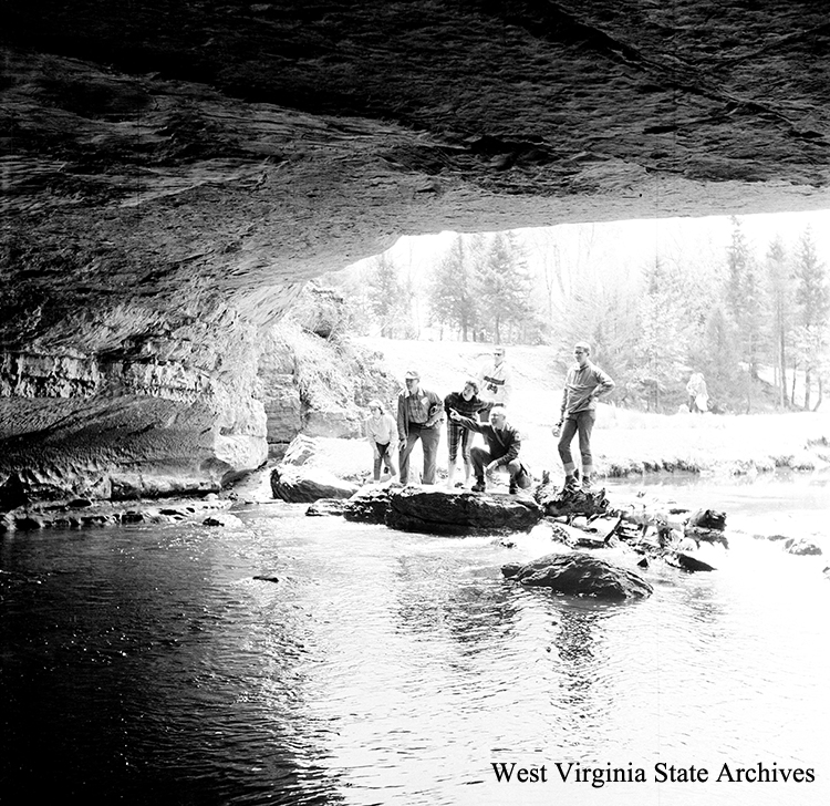 Wildflower Pilgrimage at Blackwater Falls State Park and surrounding area, May 22-26, 1966. DNR Collection, West Virginia State Archives (dnr66-20a)