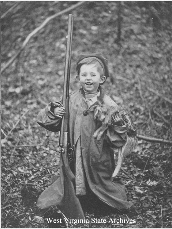 Taylor County product - Henry Lee Grant Jr. at 2 1/2 years of age, holder of world's record as baby bicyclist, ca. 1897. 