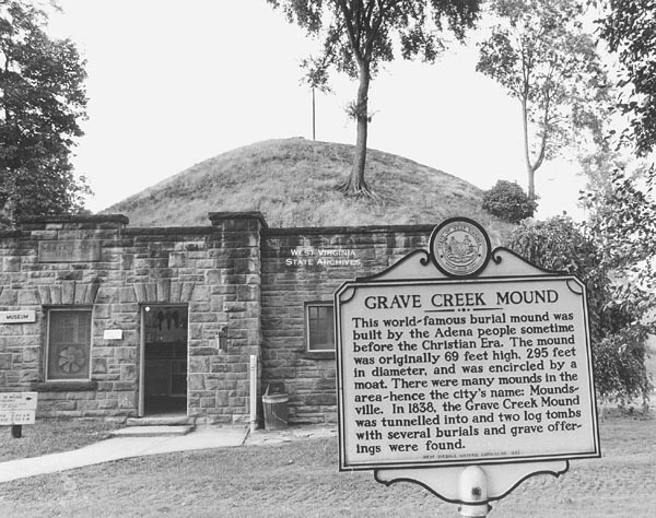 Sketch of Grave Creek Mound