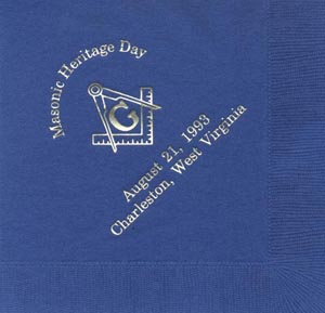 Masonic Herigate Day Napkin