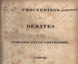 1829-30 Virginia Constitutional Convention