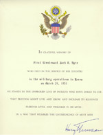 Truman letter