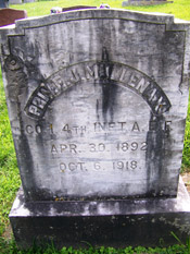 grave marker