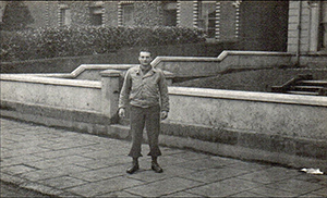 S/Sgt. Clarence Prager of I Company. Taken in England prior to D-Day 1944. Courtesy 505rct.org