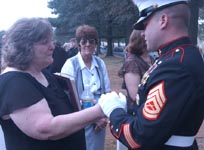 Burial in Arlington
National Cemetery