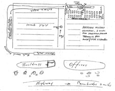 schematic of cemetery