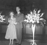 Wedding of Robert
Stalnaker and Betty James Frazier