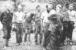 General Stilwell awarding medals at Myitkyina. U.S. Signal Corps photo