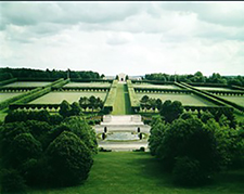 Tombstones and Reflecting Pool, Meuse-Argonne American Cemetery. Courtesy American Battle Monuments Commission