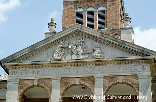 pediment and frieze